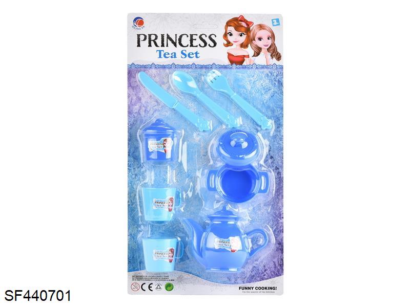 蓝色餐具(2款混装)