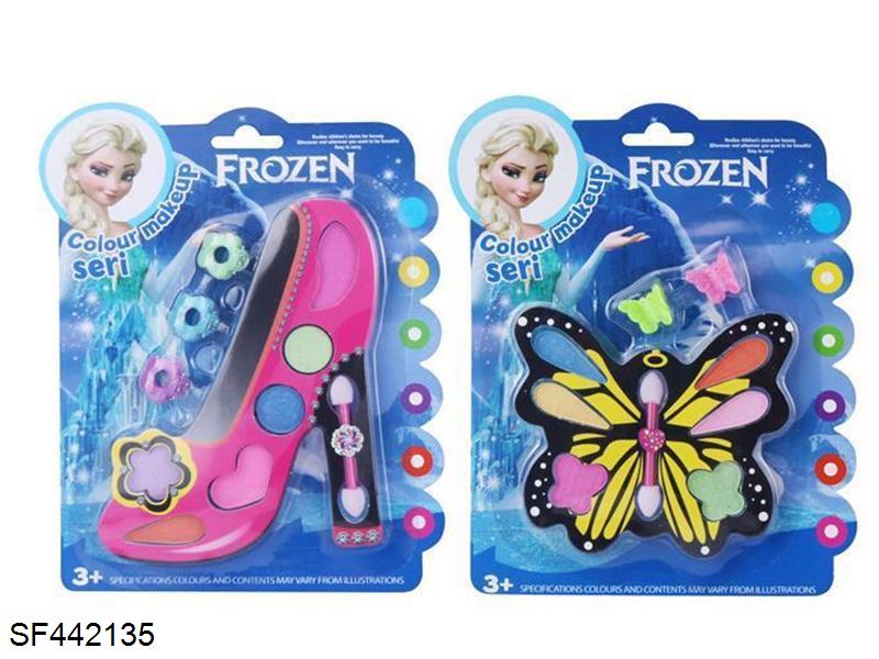 冰雪奇缘蝴蝶/高跟鞋化妆品