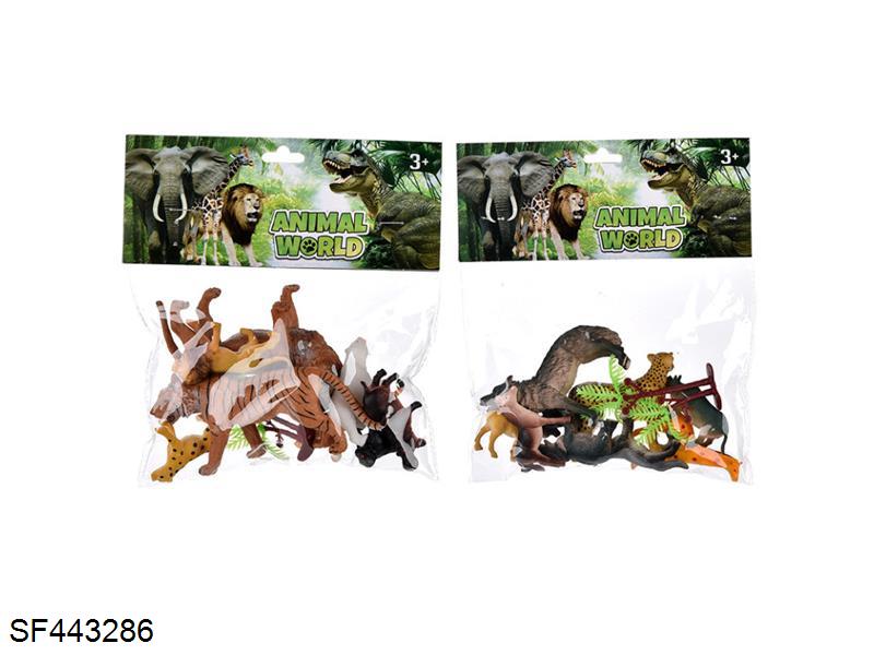 丛林动物组合(2款混装)