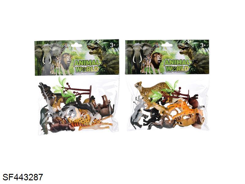丛林动物组合(2款混装)