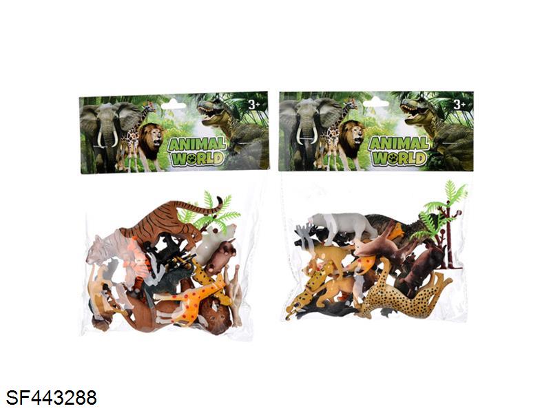 丛林动物组合(2款混装)