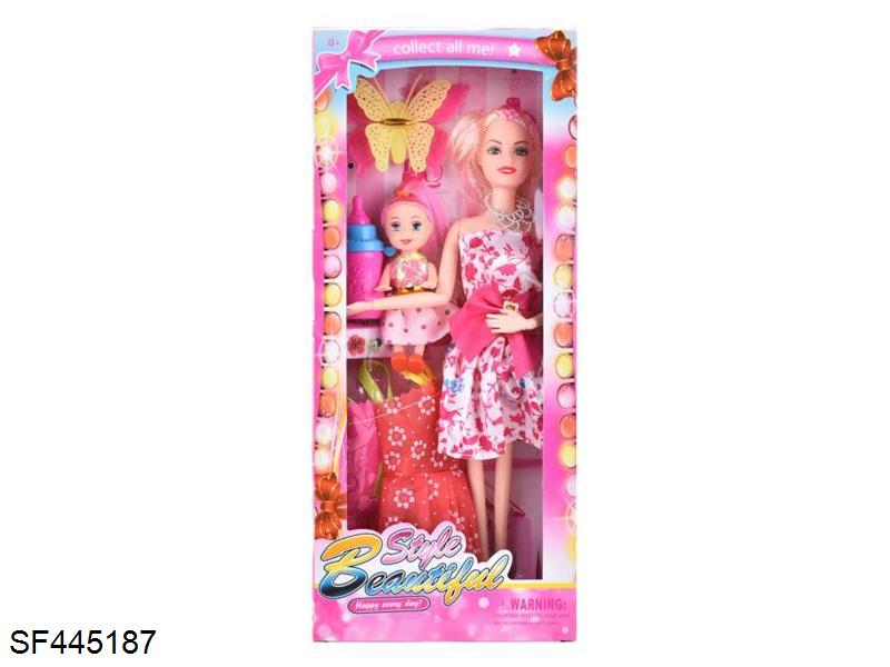 11.5寸9关节芭比(衣服多款多色混装)