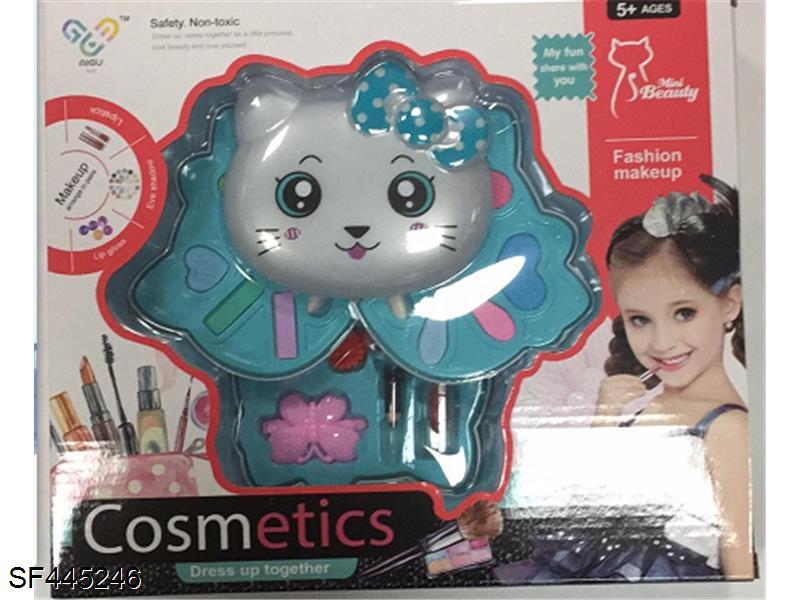 猫形三层彩妆盒