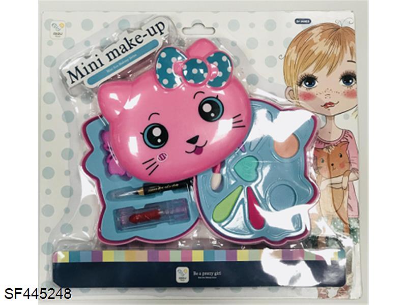 猫形二层彩妆盒(中层是眼影)