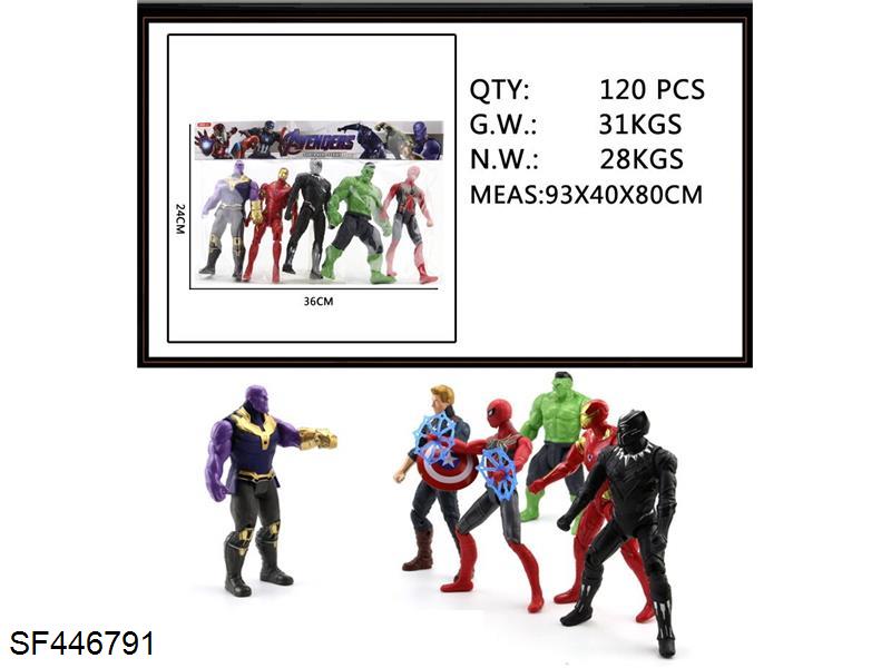 复仇者联盟人偶(5只装)