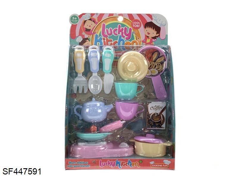 马卡龙餐具套装