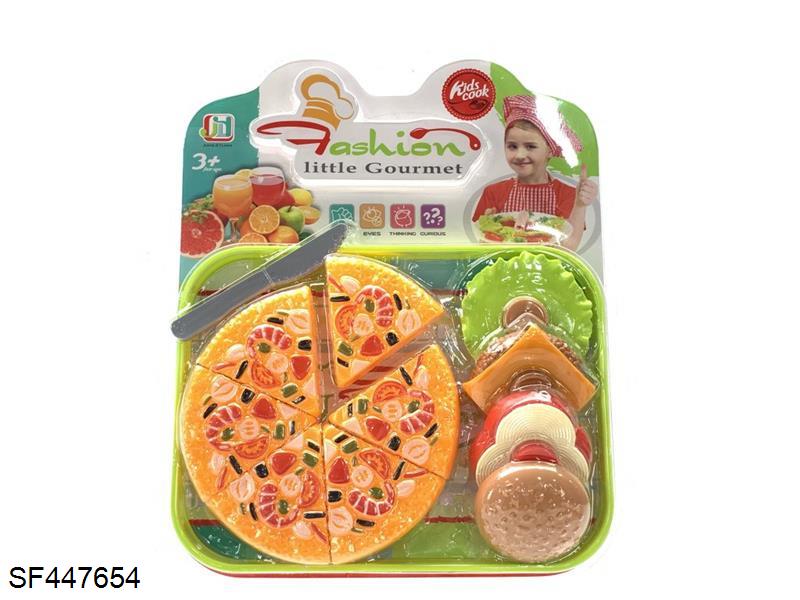 过家家仿真麦当劳汉堡披萨