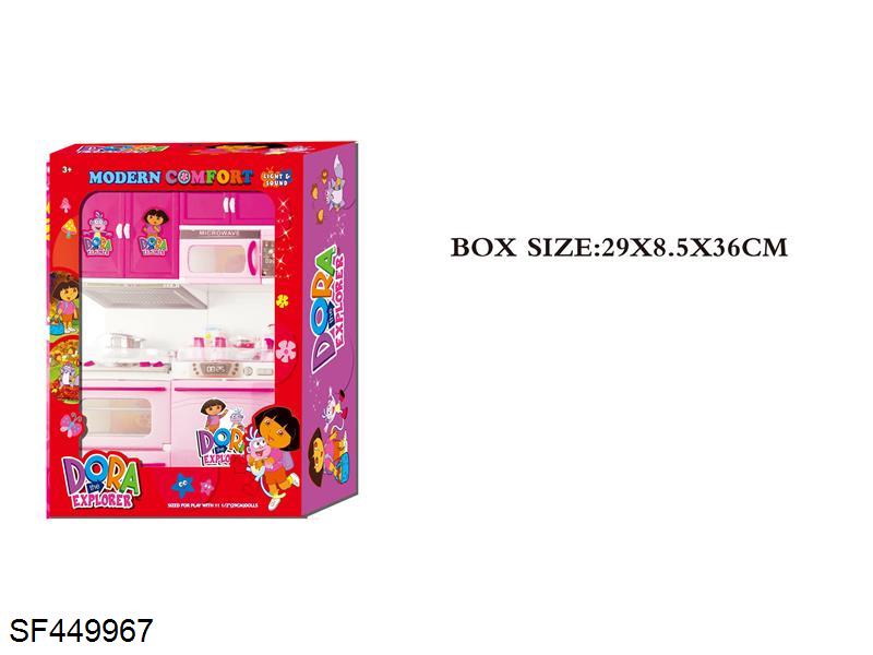 朵拉带灯光厨具（2个）