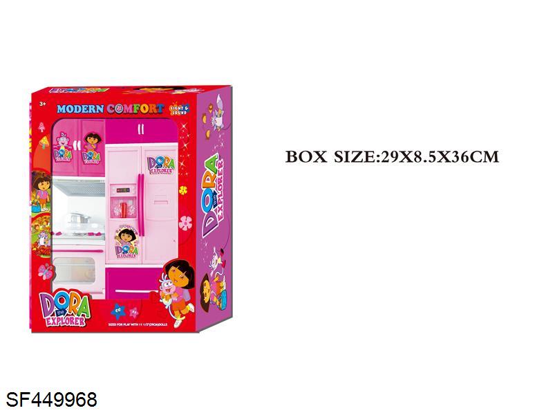 朵拉带灯光厨具（2个）