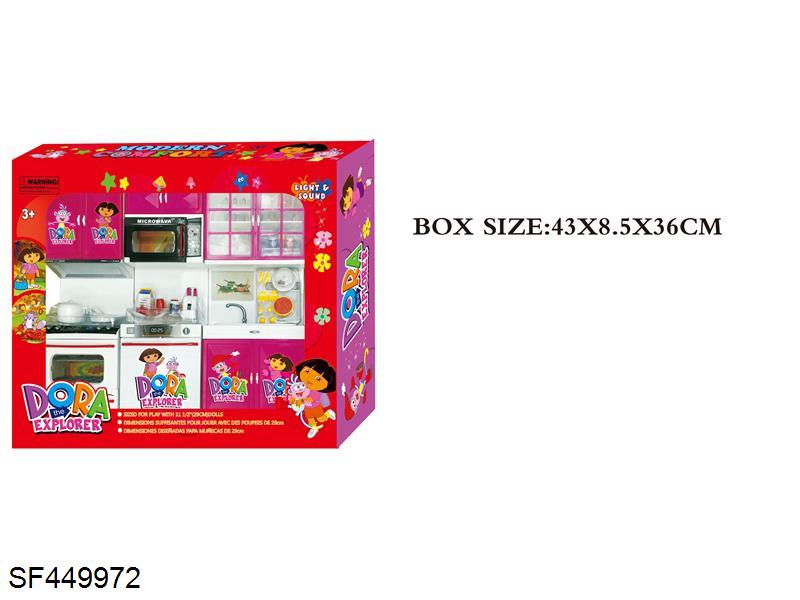 朵拉带灯光厨具（3个）