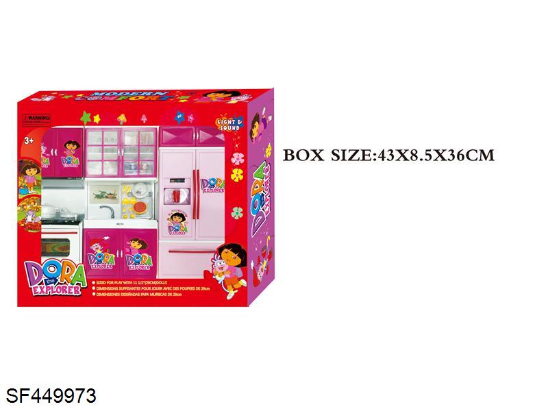 朵拉带灯光厨具（3个）