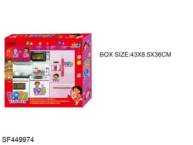 朵拉带灯光厨具（3个）