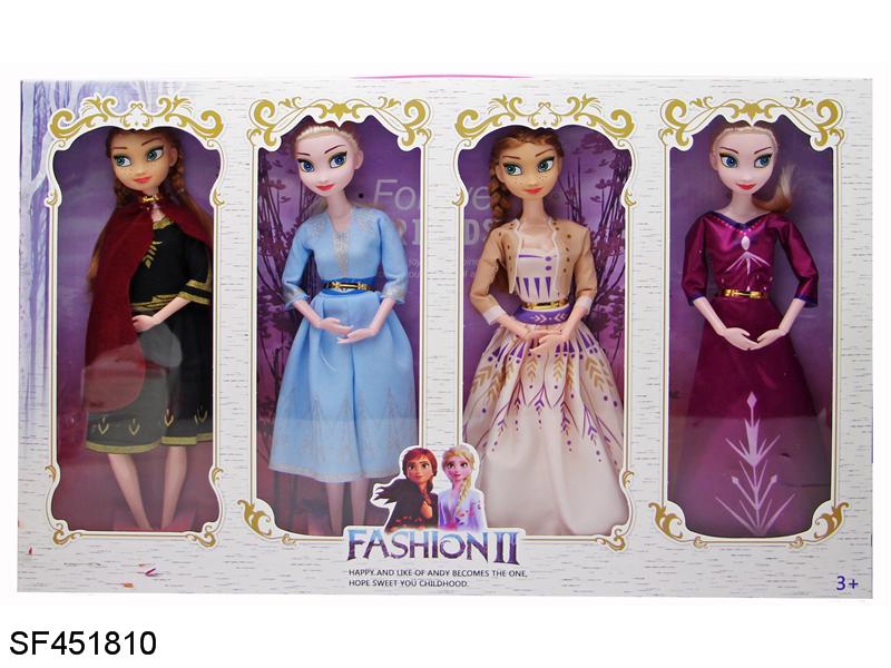 11.5寸12关节实身冰雪奇缘4人装