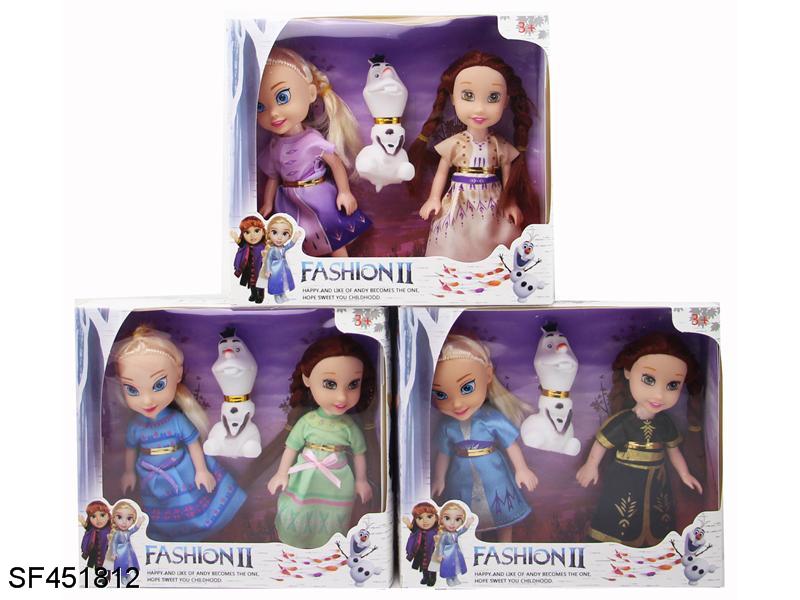 6寸实身冰雪奇缘双人礼盒