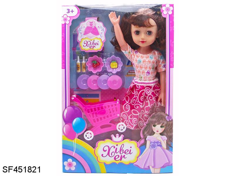 18寸空身音乐肥童带购物车