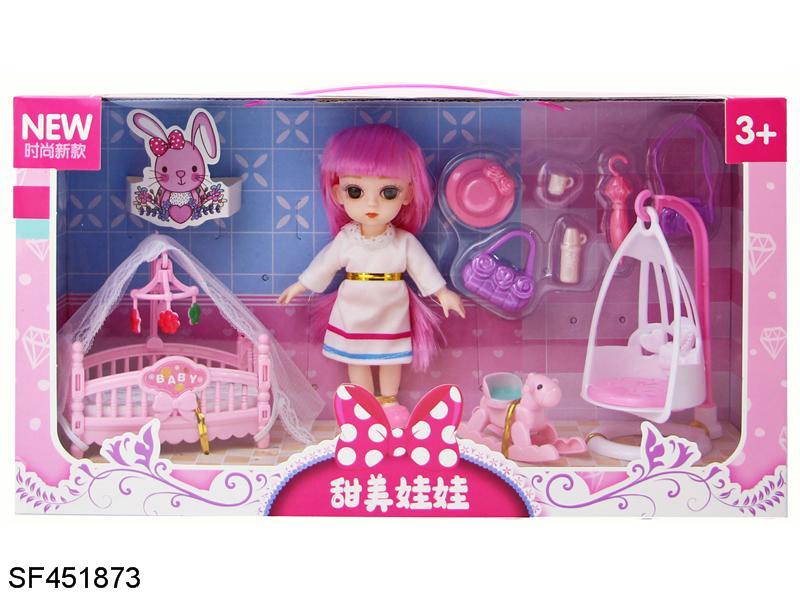 6寸球型实身13关节3D小萝莉卧室礼盒