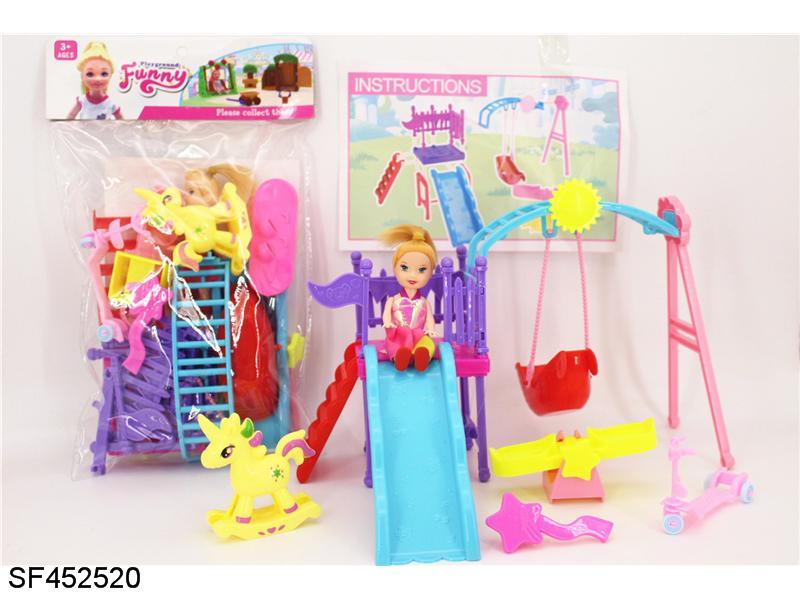 3寸公仔+乐园套装