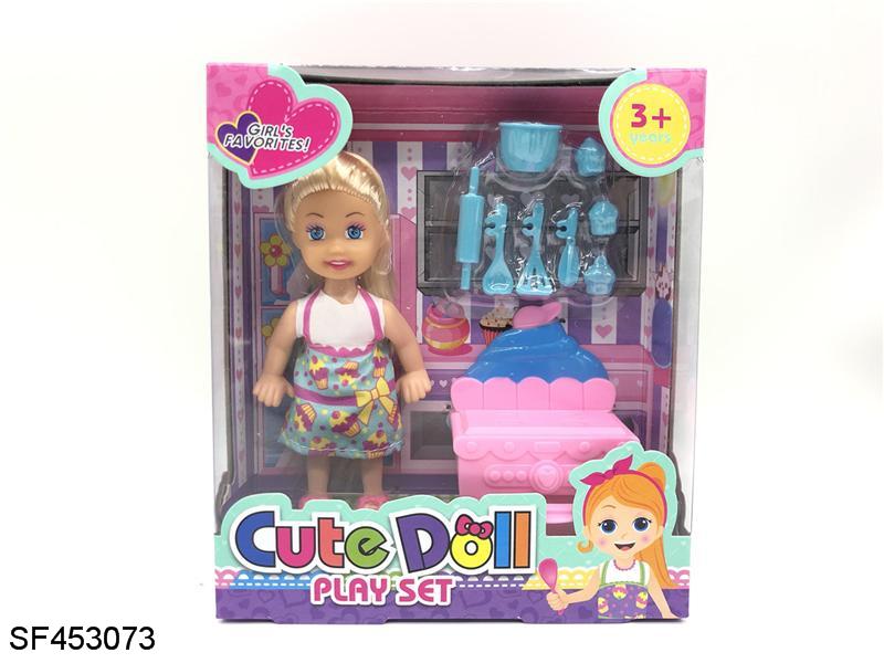 4.5寸娃娃烘焙台工具套装