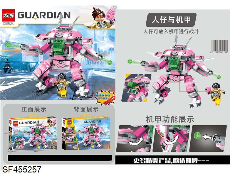 349+PCS人仔与机甲拼装积木