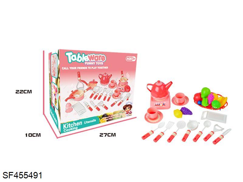 28件套水果餐具