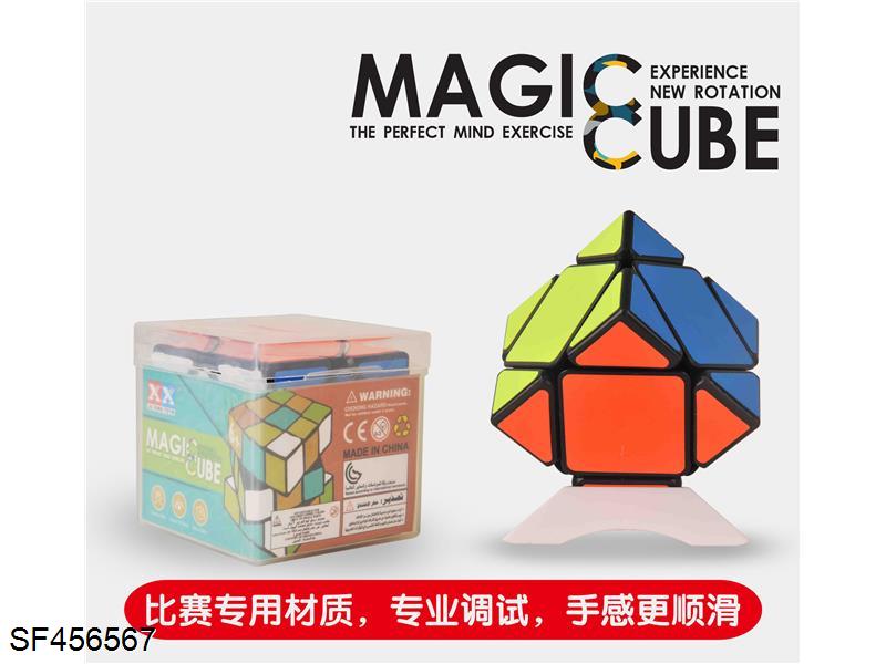 斜转黑色魔方