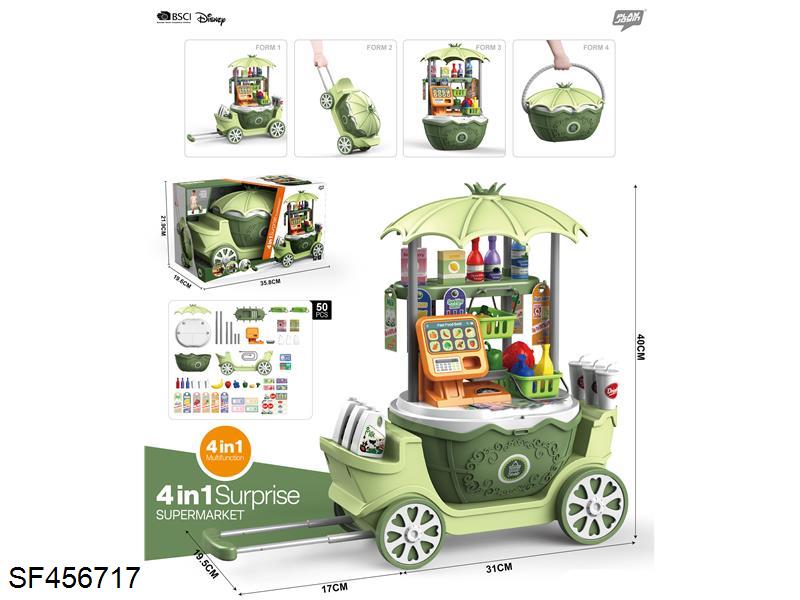 超市购物公主车