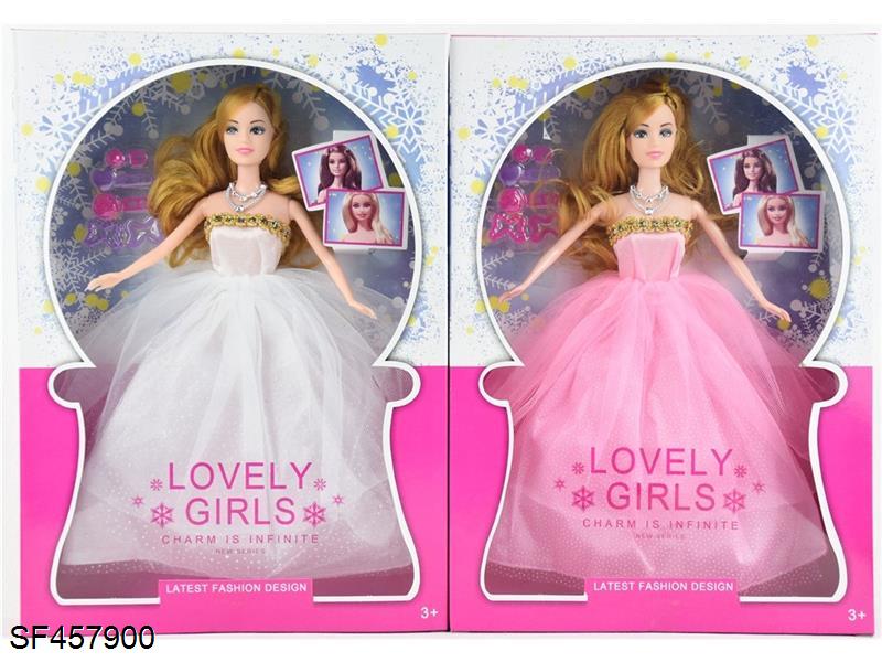 11.5寸实身婚纱芭比(2款混装)