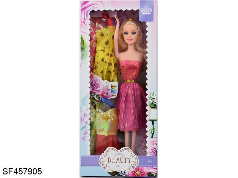 11.5寸实身时装公主芭比带衣服