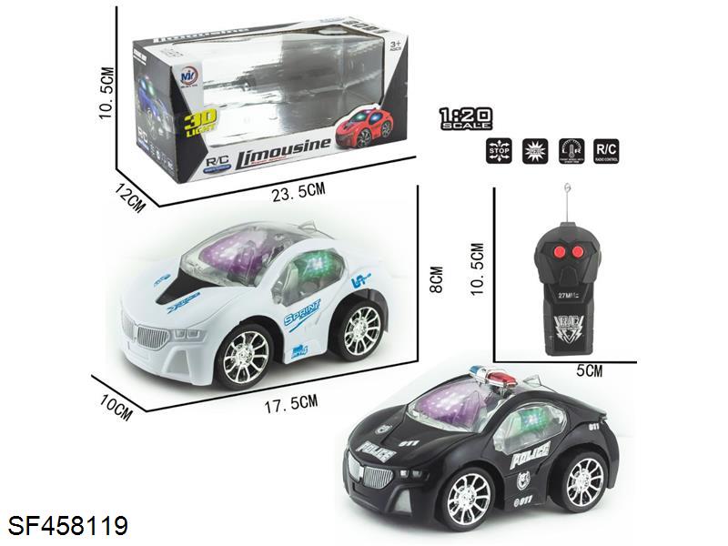 Q版宝马明窗二通遥控警车