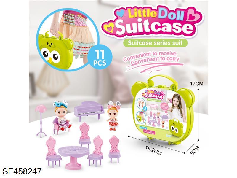 3寸半实心芭比配家具