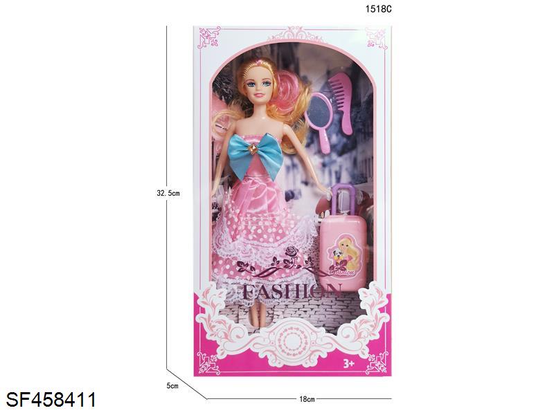 11.5寸实身活动手芭比(多款多色混装)