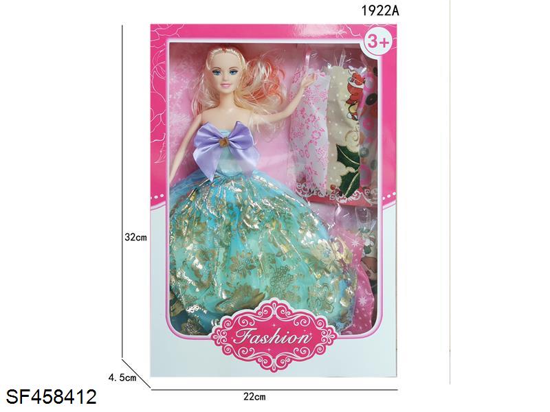 11.5寸实身活动手芭比(多款多色混装)