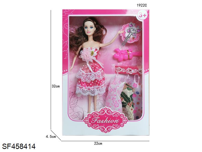 11.5寸实身活动手芭比(多款多色混装)