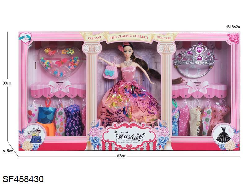 11.5寸实身活动手芭比(多款多色混装)