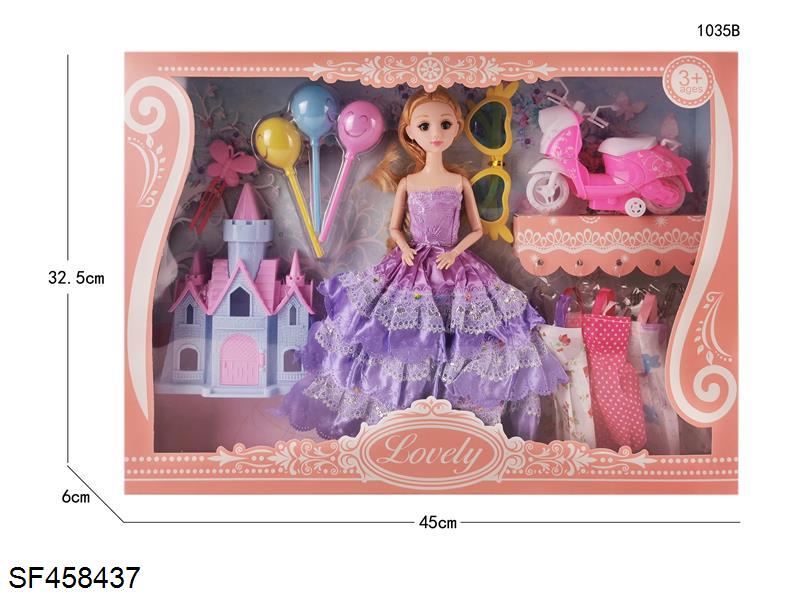 11.5寸实身9关节4D眼珠芭比