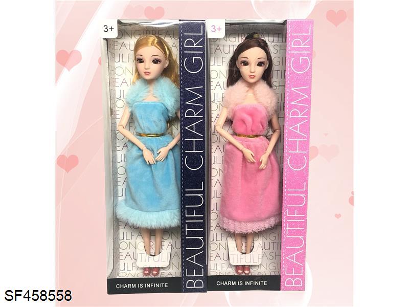 11寸实身3D眼时尚芭比(3款混装)