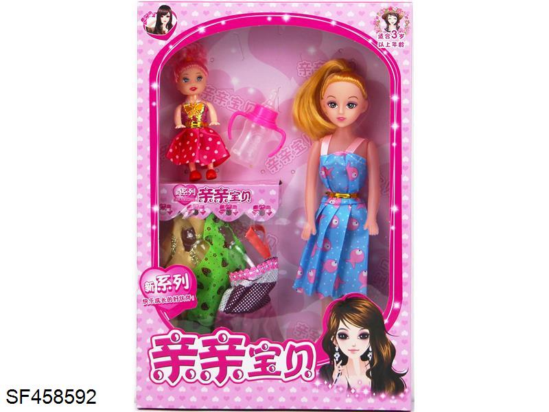 5寸5关节空身娃娃带小凯丽