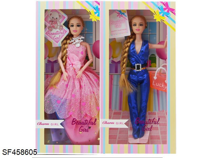 11.5寸实身11关节时尚芭比(2款混装)