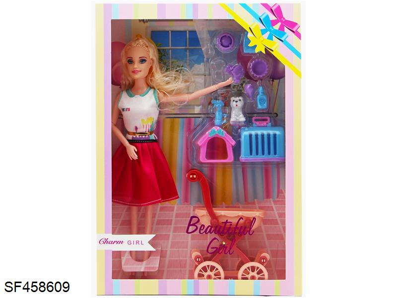 11.5寸实身9关节女孩芭比