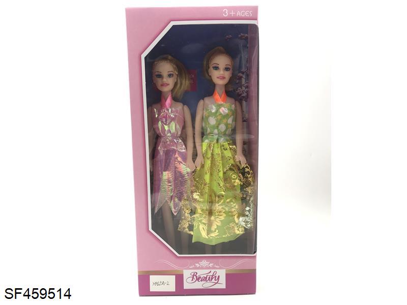 11寸空心活动手芭比(二只装)