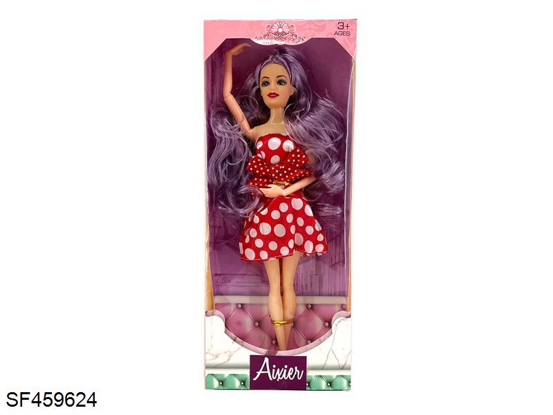 11.5寸实身9关节芭比娃娃(多款混装)