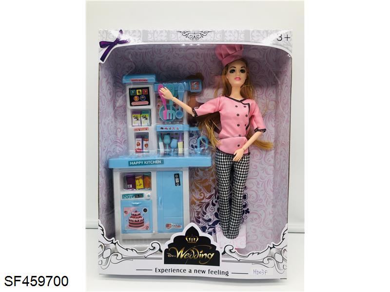 11.5寸11关节厨师芭比