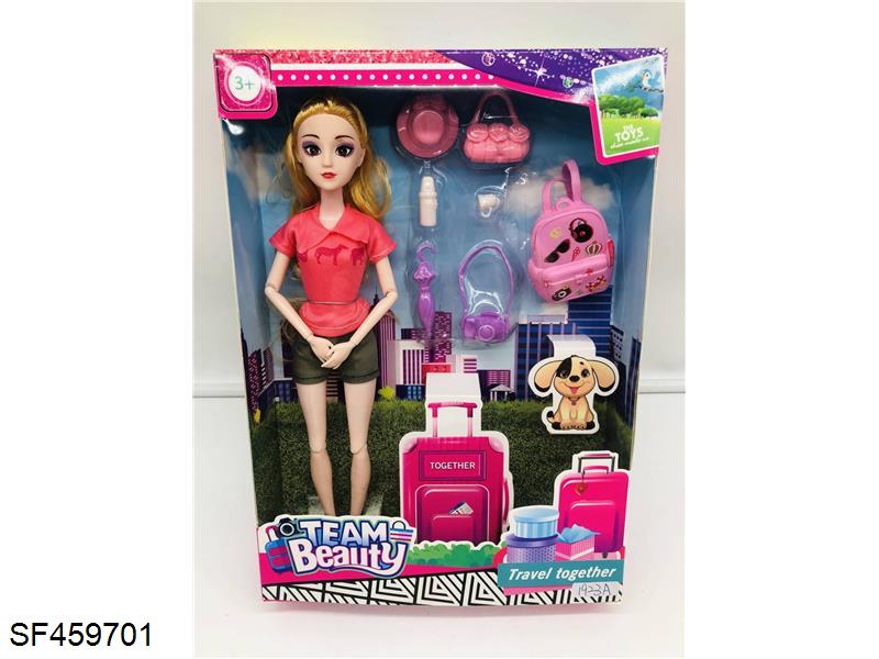 11.5寸11关节旅行芭比