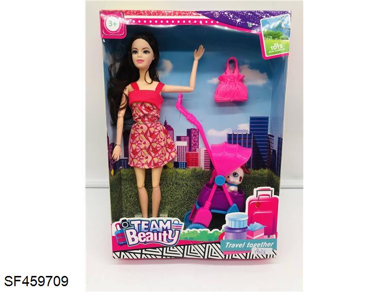 11.5寸11关节推车芭比