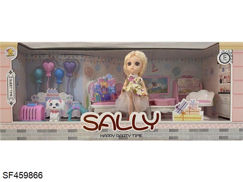 6寸实身芭比娃娃