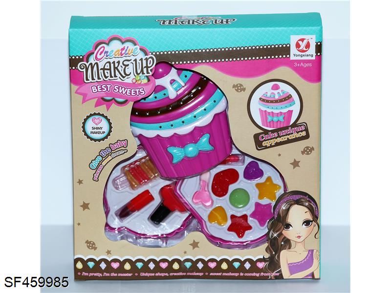 转盖二层蛋糕化妆品