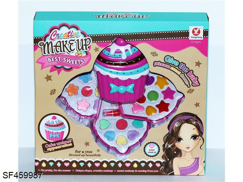 转盖三层蛋糕化妆品