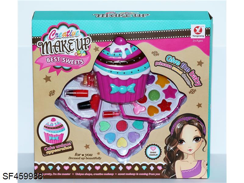 转盖三层蛋糕化妆品