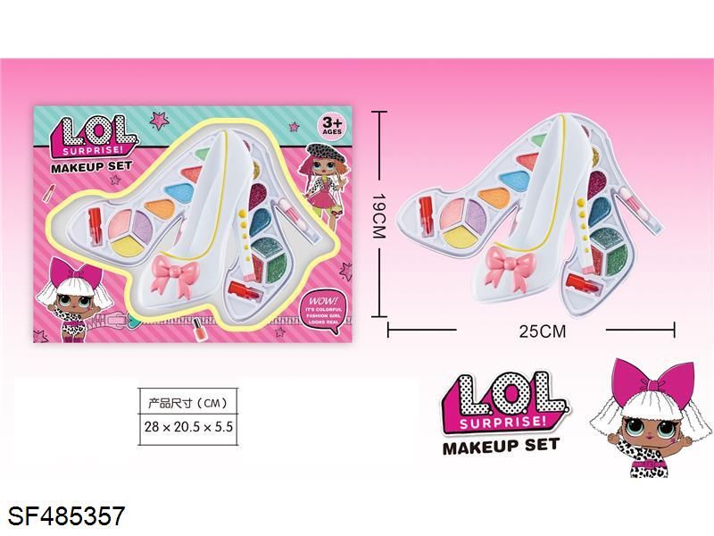 LOL惊喜儿童3层彩妆套（高跟鞋外型）