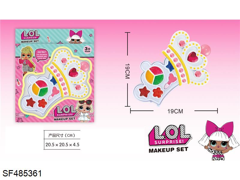 LOL惊喜儿童2层彩妆套（皇冠外型）